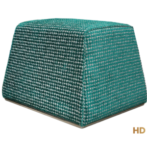 Home Decor Ottoman & Pouf Sigma Stool M 1360 Teal Side View