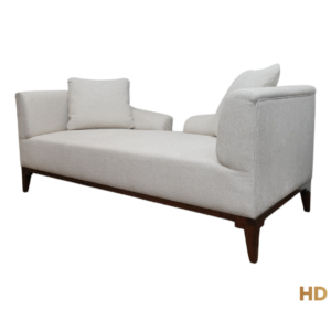 Home Decor Delphine Daybed Small MO Parchment Side View