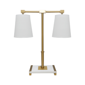 Home Decor HB 3291 Lamp Accessories Half Matte Brass Bronze Front View