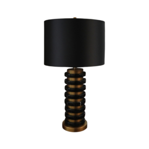 Home Decor HB 3693 Lamp Accessories Half Matte Brass Bronze Front View