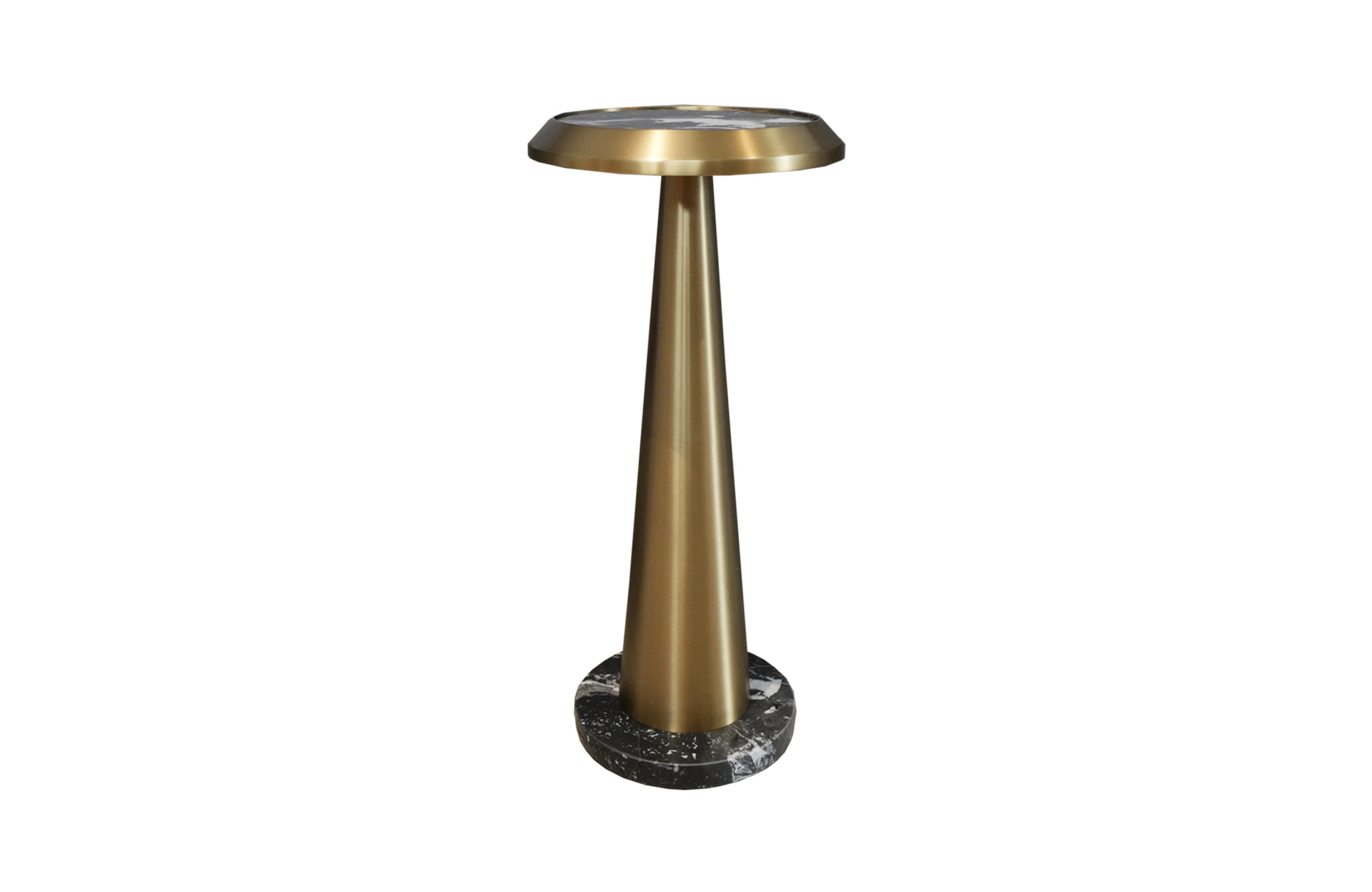 HB 3801 Table Half Matte Brass Bronze - Home Decor