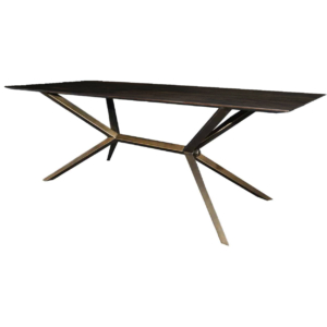 Home Decor MU-078-003 Spider Leg Dining Table 2200 SIde View