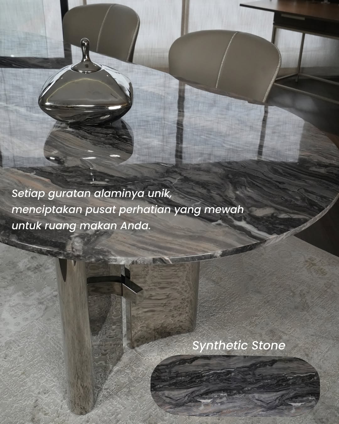 Dining table detail