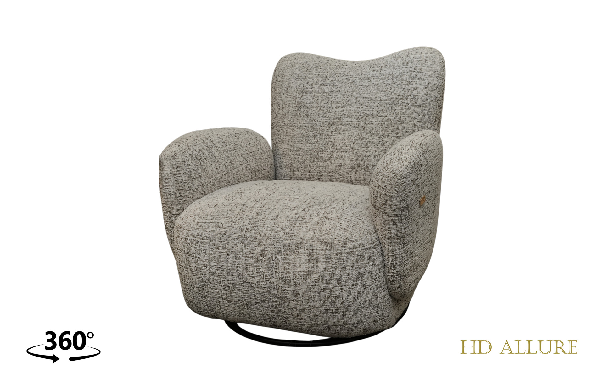 Home Decor Morph Swivel Chair Side View