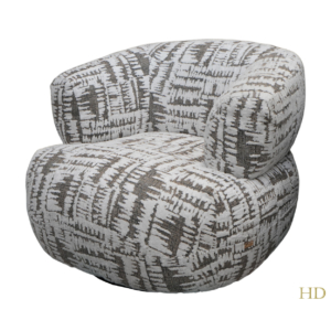 Home Decor Nexus Swivel Armchair Side View