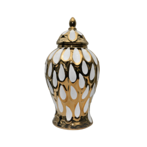 Home Decor Ceramic Decorate Jar V Design 19 Front View
