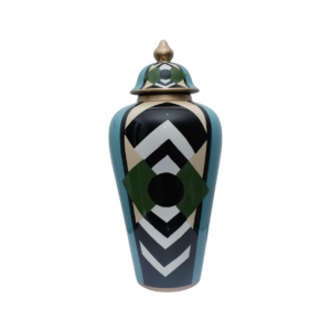 Home Decor Ceramic Decorate Jar V Design 26 Front View