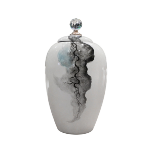 Home Decor Ceramic Decorate Jar V Design 42 Front View