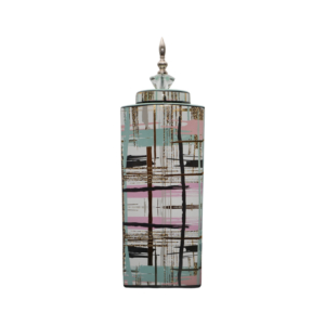 Home Decor Ceramic Decorate Jar V Design 46 Front View