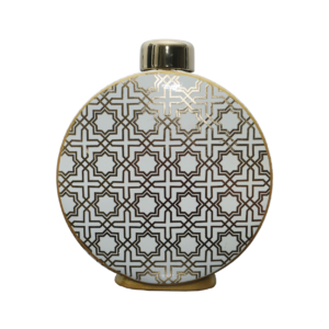 Home Decor Ceramic Decorate Jar V Design 50 Front View