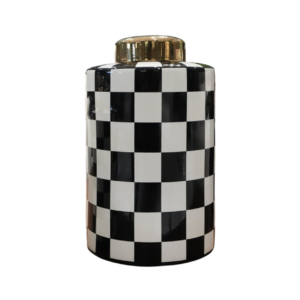 Home Decor Ceramic Decorate Jar V Design 56L Front View