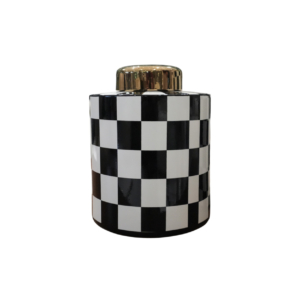 Home Decor Ceramic Decorate Jar V Design 56S Front View
