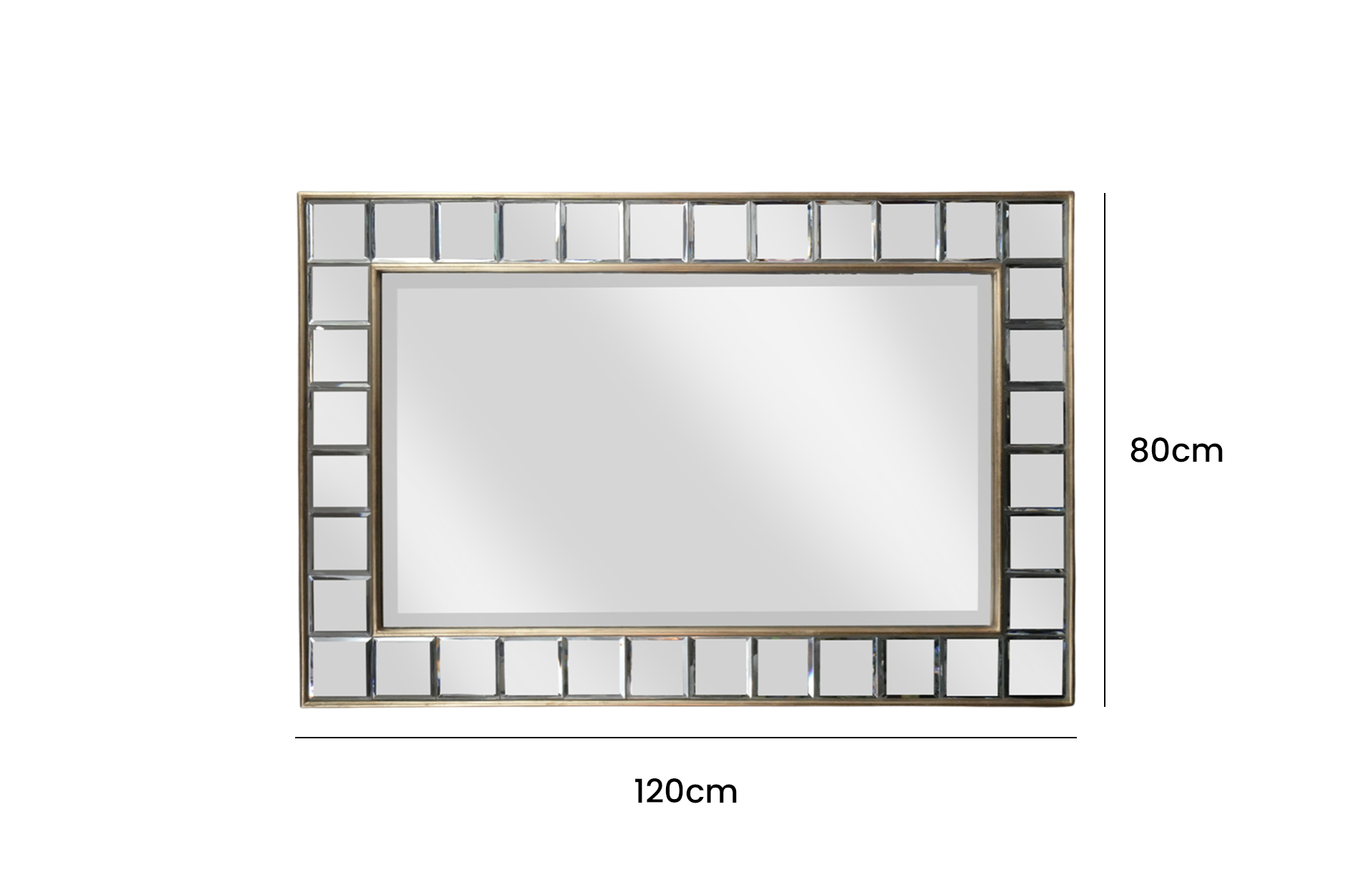 Home Decor 1121816 Mirror Small Front View Size