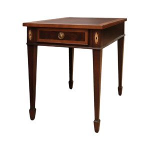 Home Decor Rectangular End Table Crotch Side View