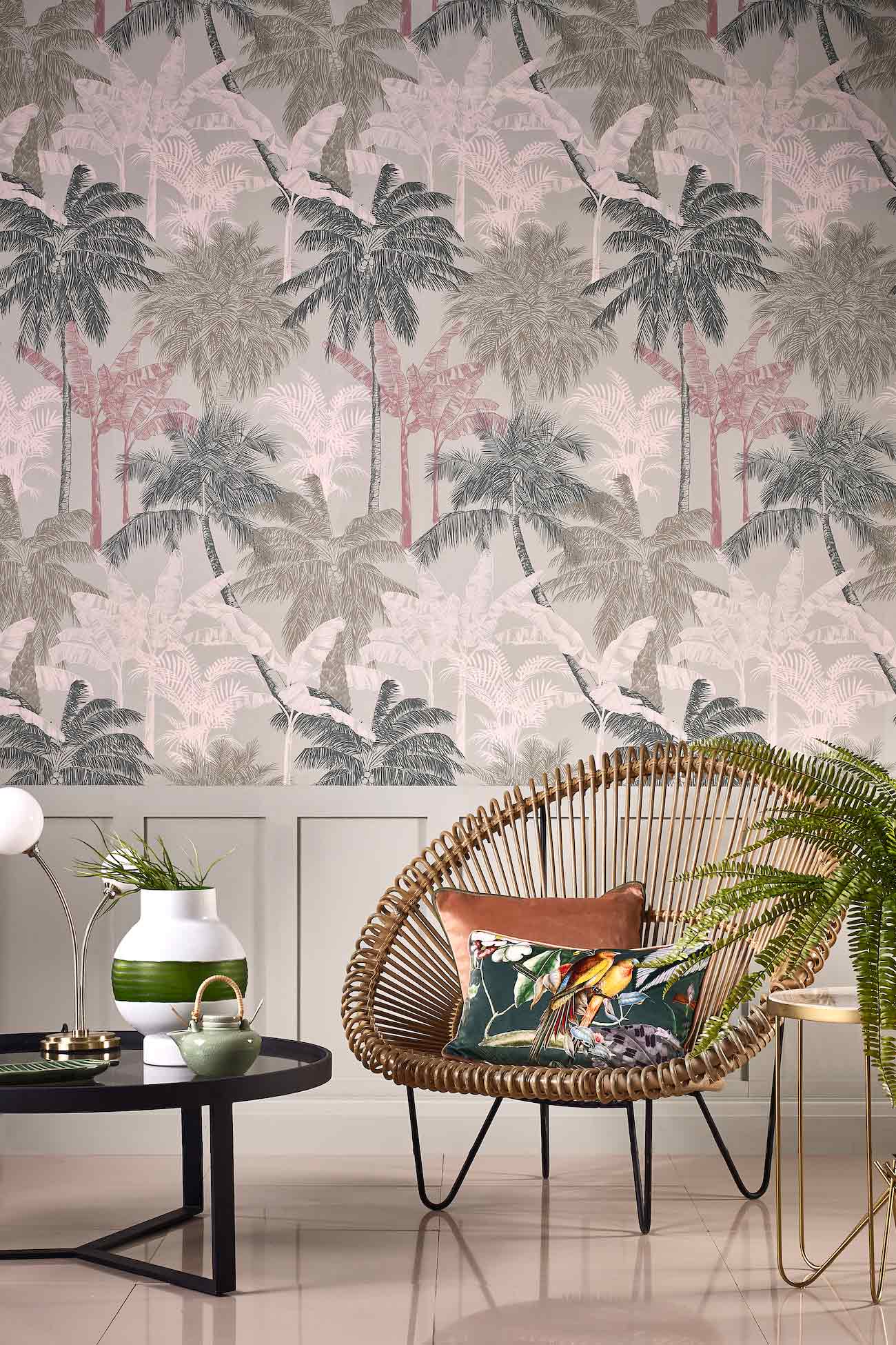 Caicos Prestigious Textiles Caribbean Wallpaper Series