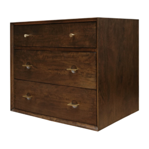 Home Decor Chest 3 Drawers LB-019-003 ( Without legs ) Side View