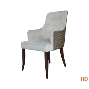 Home Decor Coda Dining Chair TV TL62 Plaster ( QUILT ) Side View