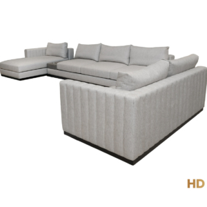 Home Decor Vanesia L Sofa TB Silver Side View
