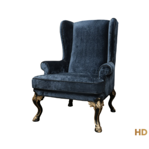 Home Decor Regency Wingchair AC 01 INK Side View
