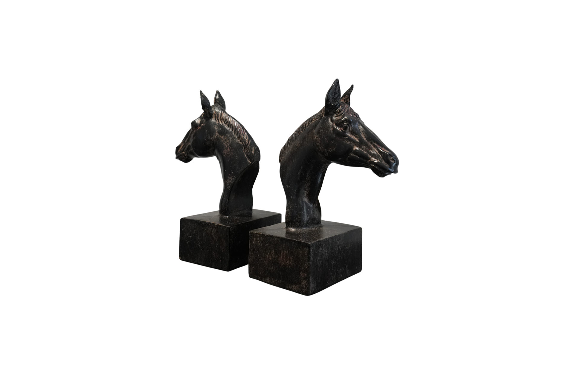 Home Decor 73639 Horse Bookends Side View