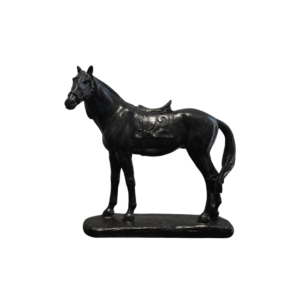 Home Decor 75267-DS polyresin Horse Front View