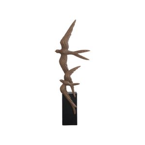 Home Decor B5514 Flying Birds on Stand Front View