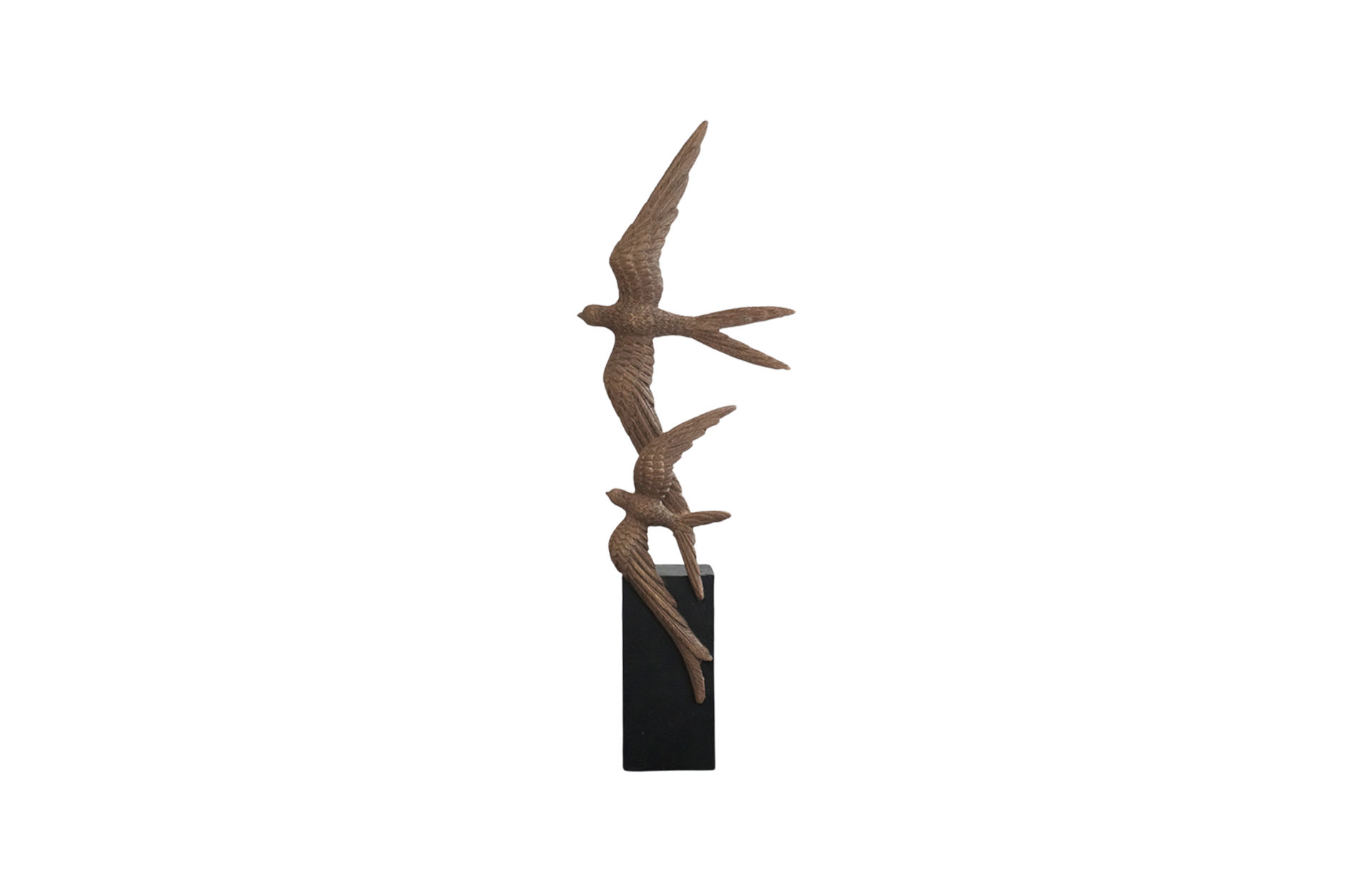 Home Decor B5514 Flying Birds on Stand Front View