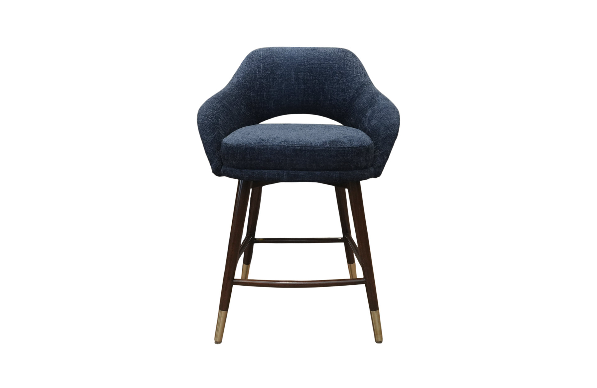 Home Decor Aldon Bar Stool PO 18 Deep Blue Front View