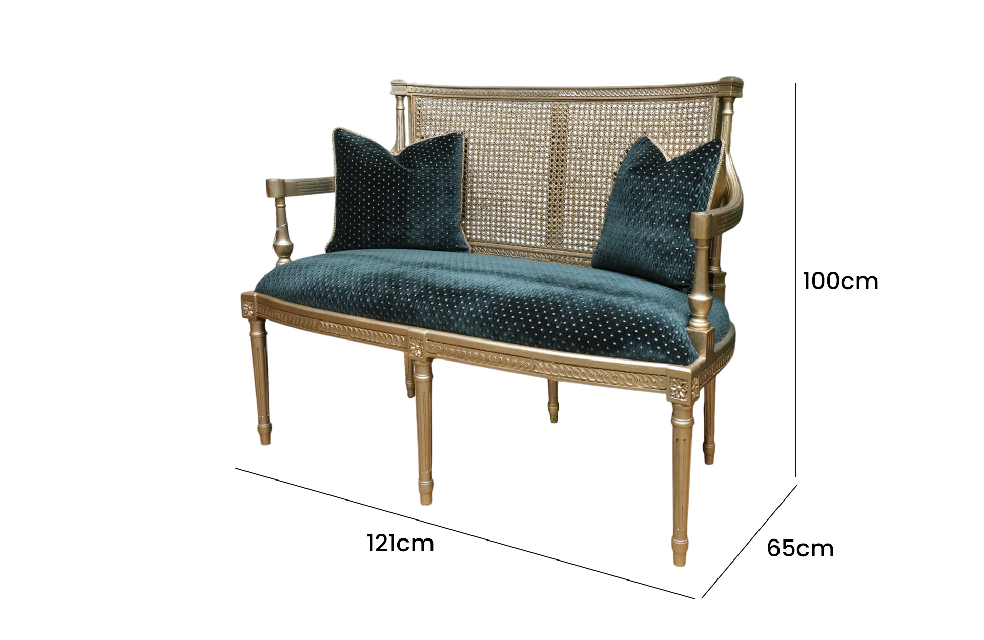 Home Decor Barras CV 2790D-240 Side View Size