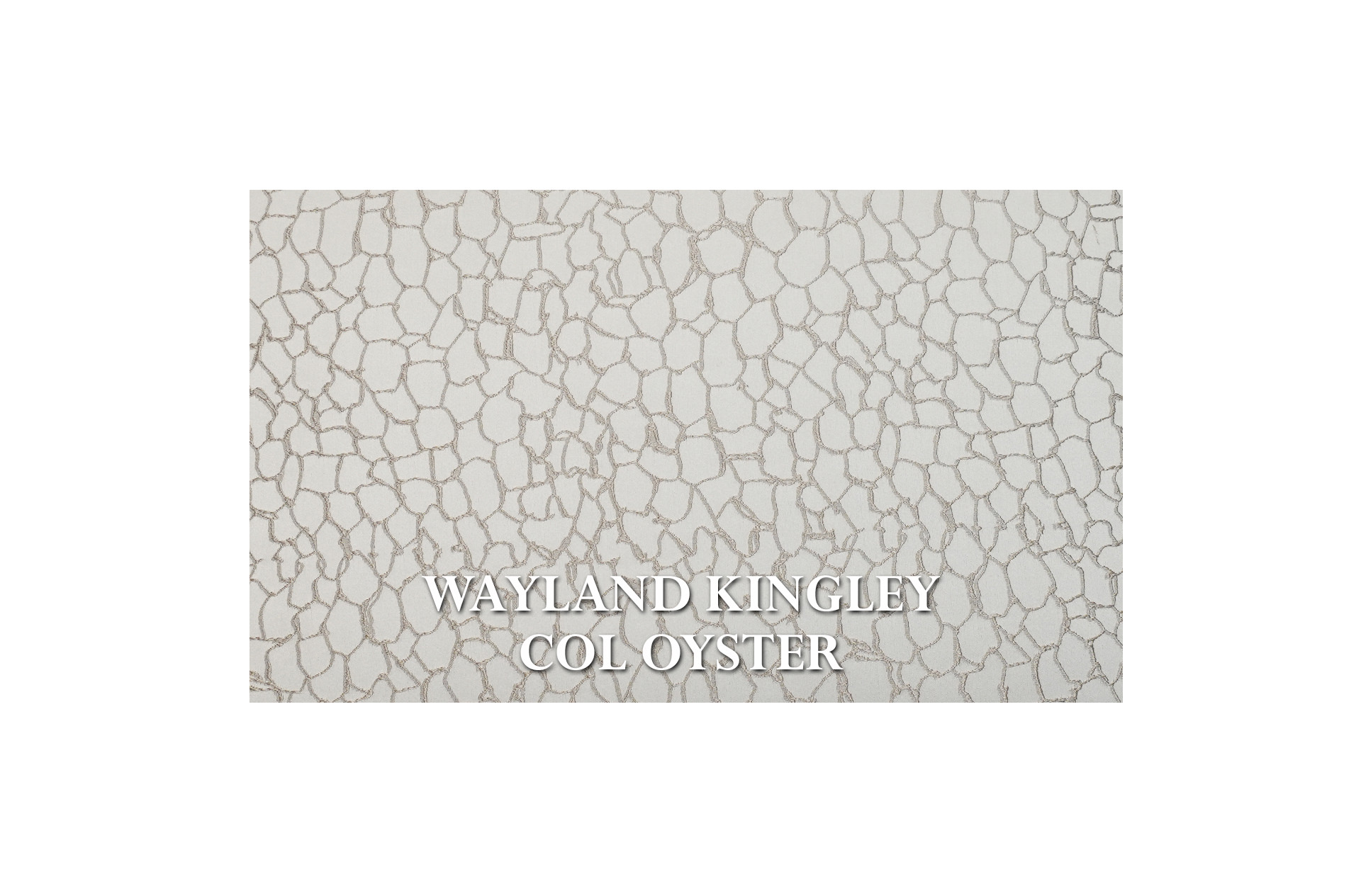 Home Decor Buana Pouf WK Oyster Fabric View WAYLAND KINGLEY COL OYSTER