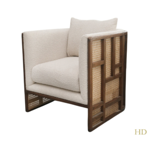 Home Decor Jylin Armchair FC 05 Beige Side / Front View