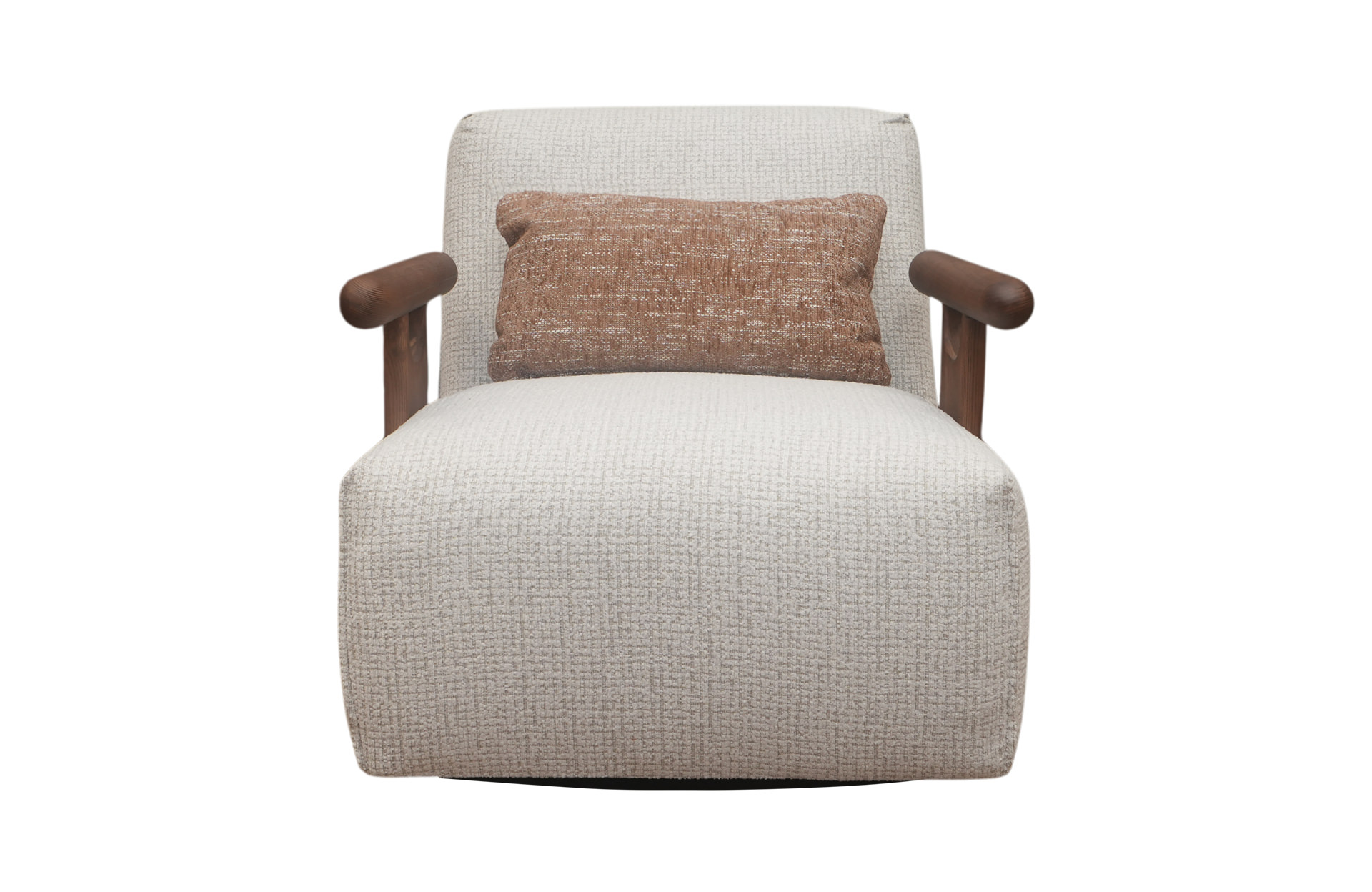 Home Decor Olson Swivel Armchair Front View