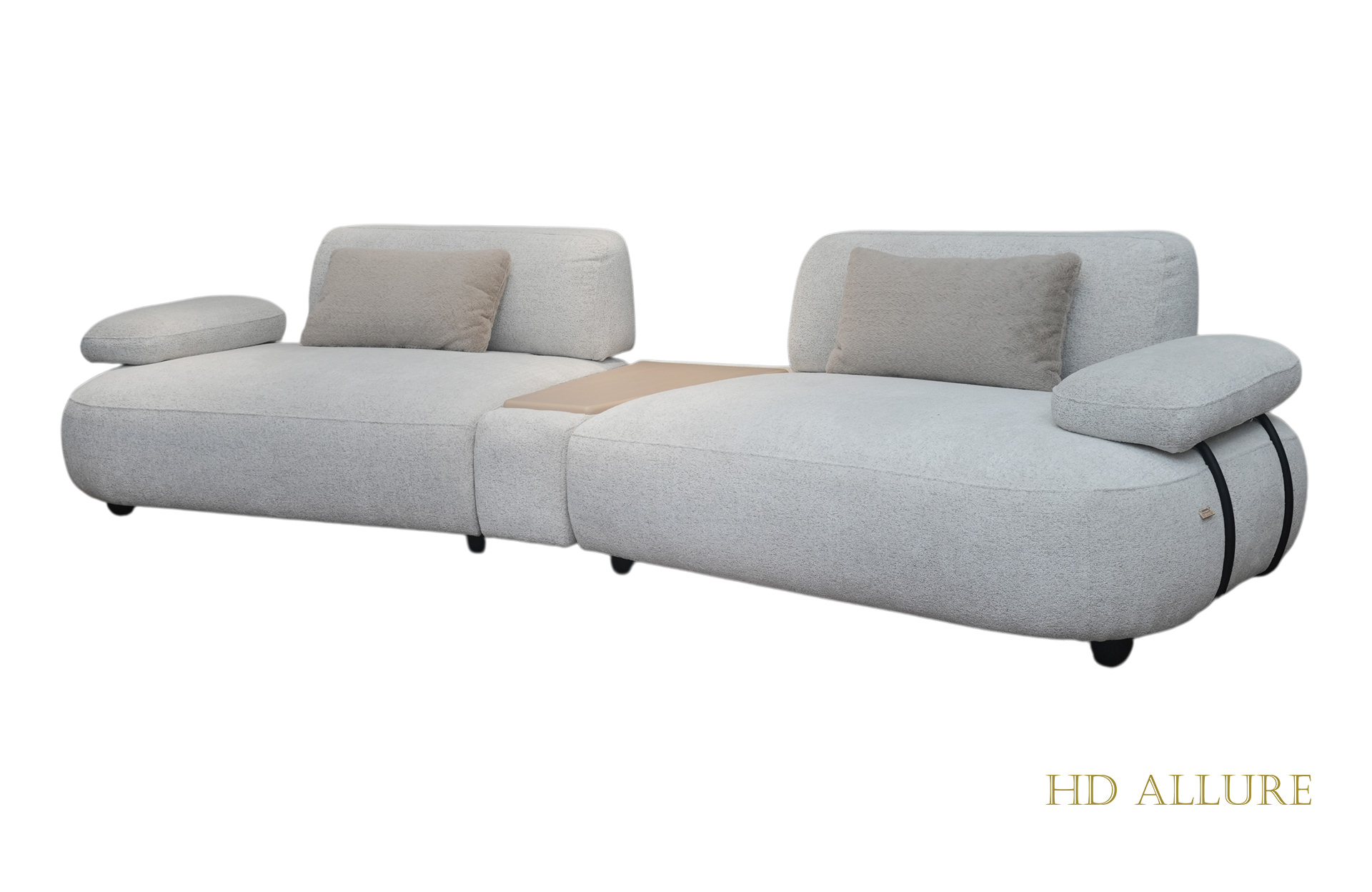 Home Decor Seweca Sofa and Table Side View
