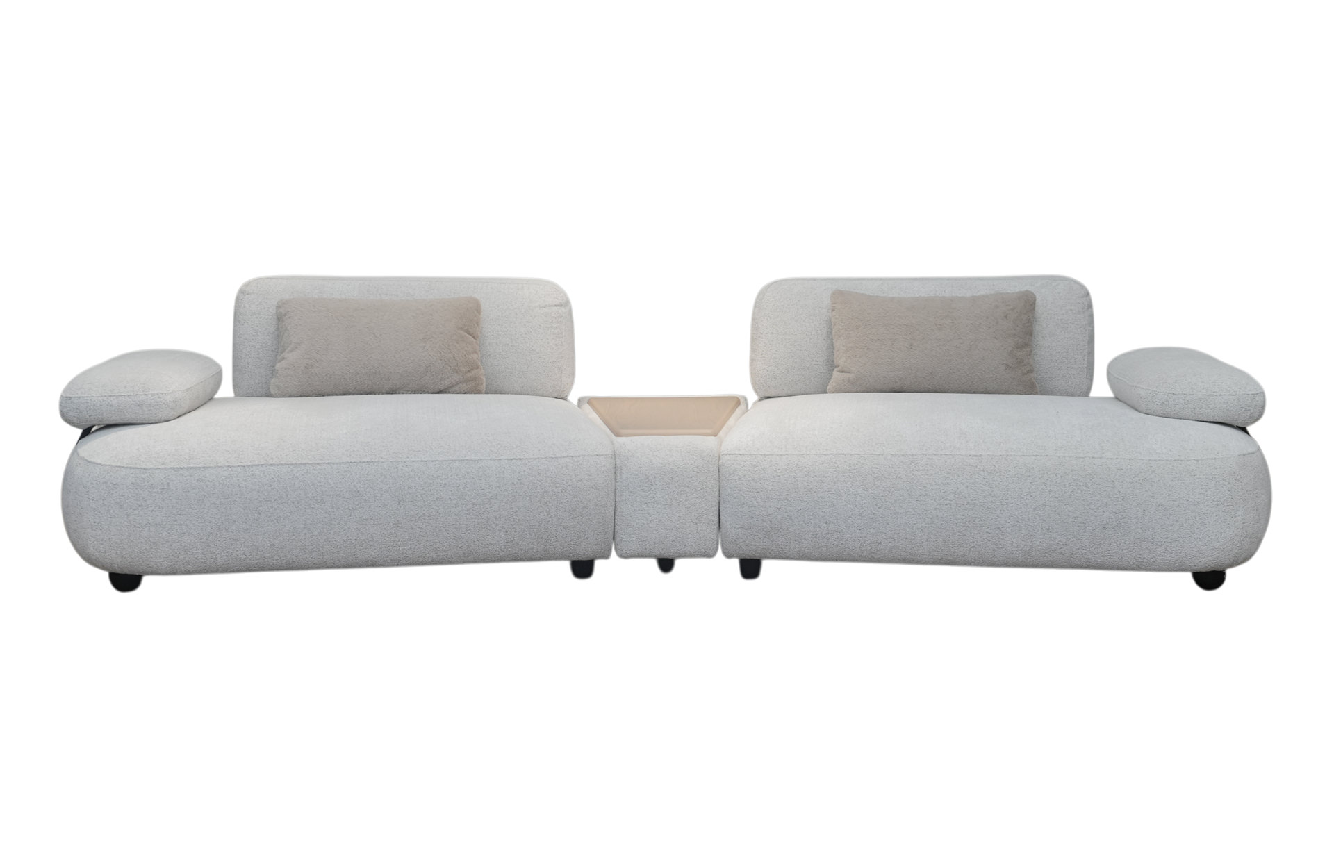 Home Decor Seweca Sofa and Table Front View