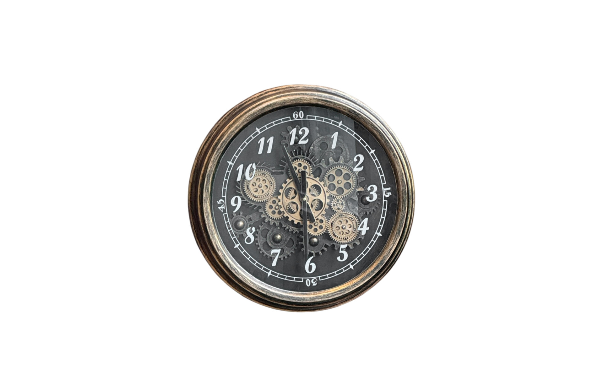 Home Decor 48063 Gear Clock Front View