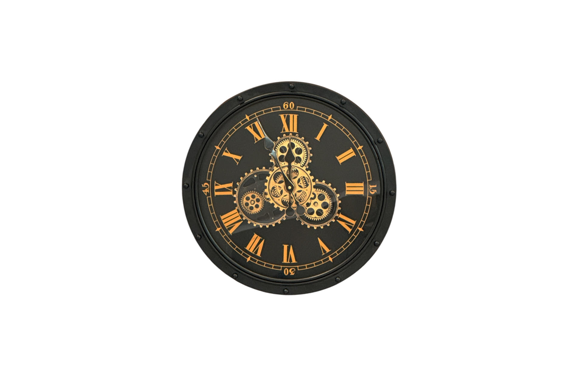 Home Decor 78669 Gears Wall Clock Front View