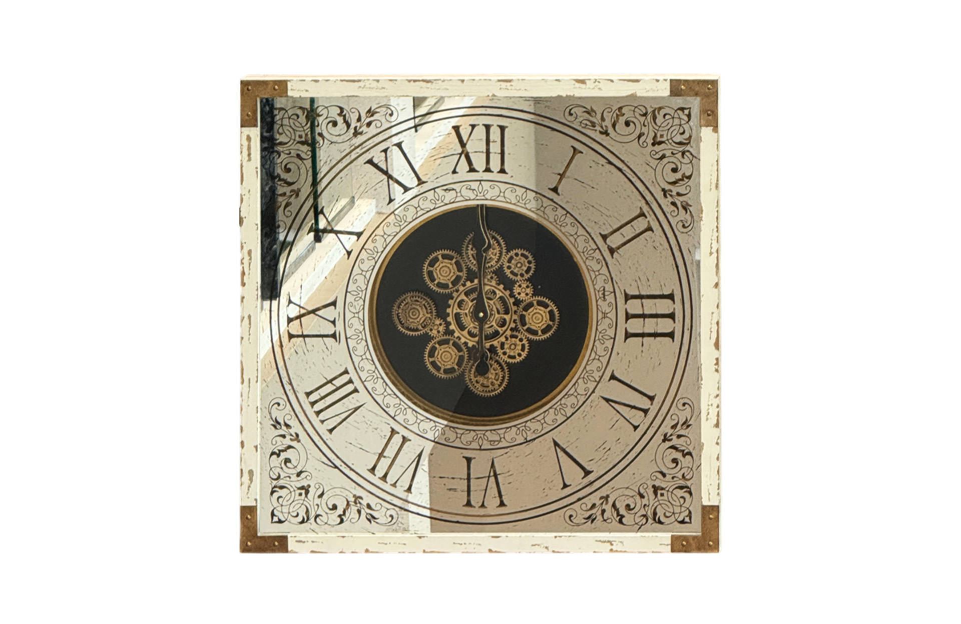 Home Decor 86840 Gear Clock Front View