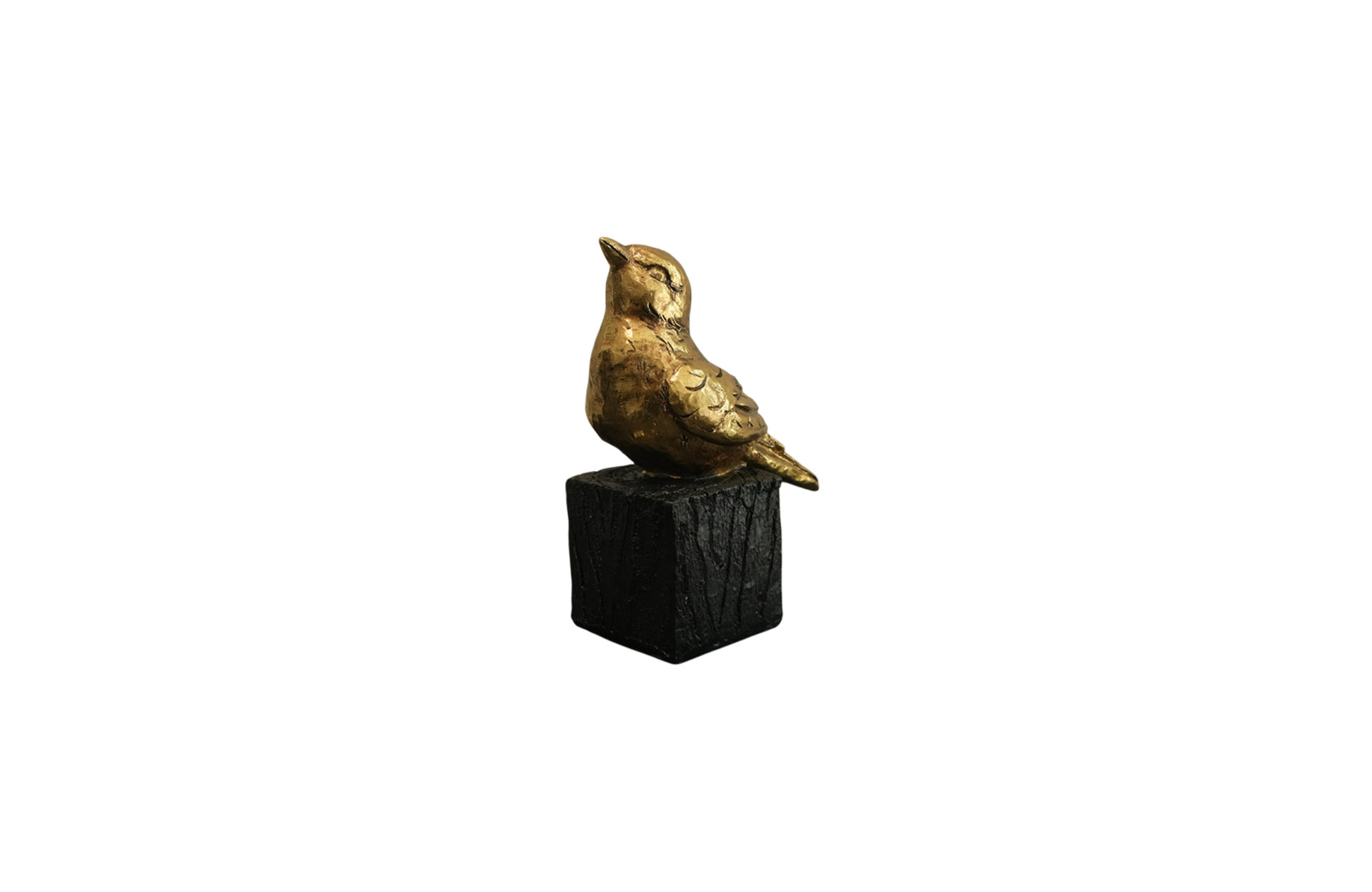 Home Decor B8963 Bird on Stand Side / Front View