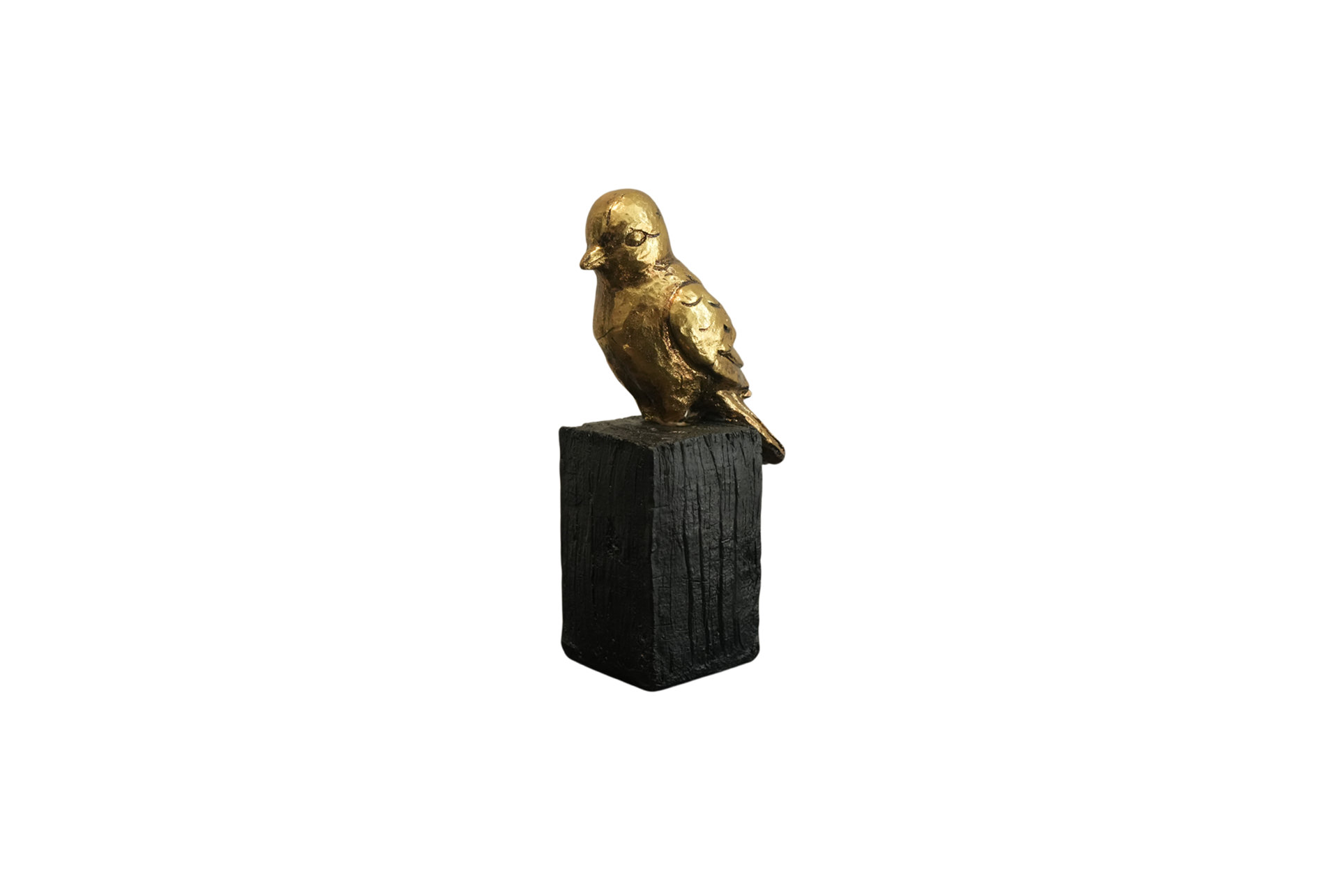 Home Decor B8964 Bird on Stand Side / Front View