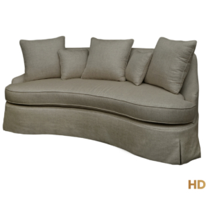 Home Decor Chestnut Sofa HRLD 10 Cocoa Side View