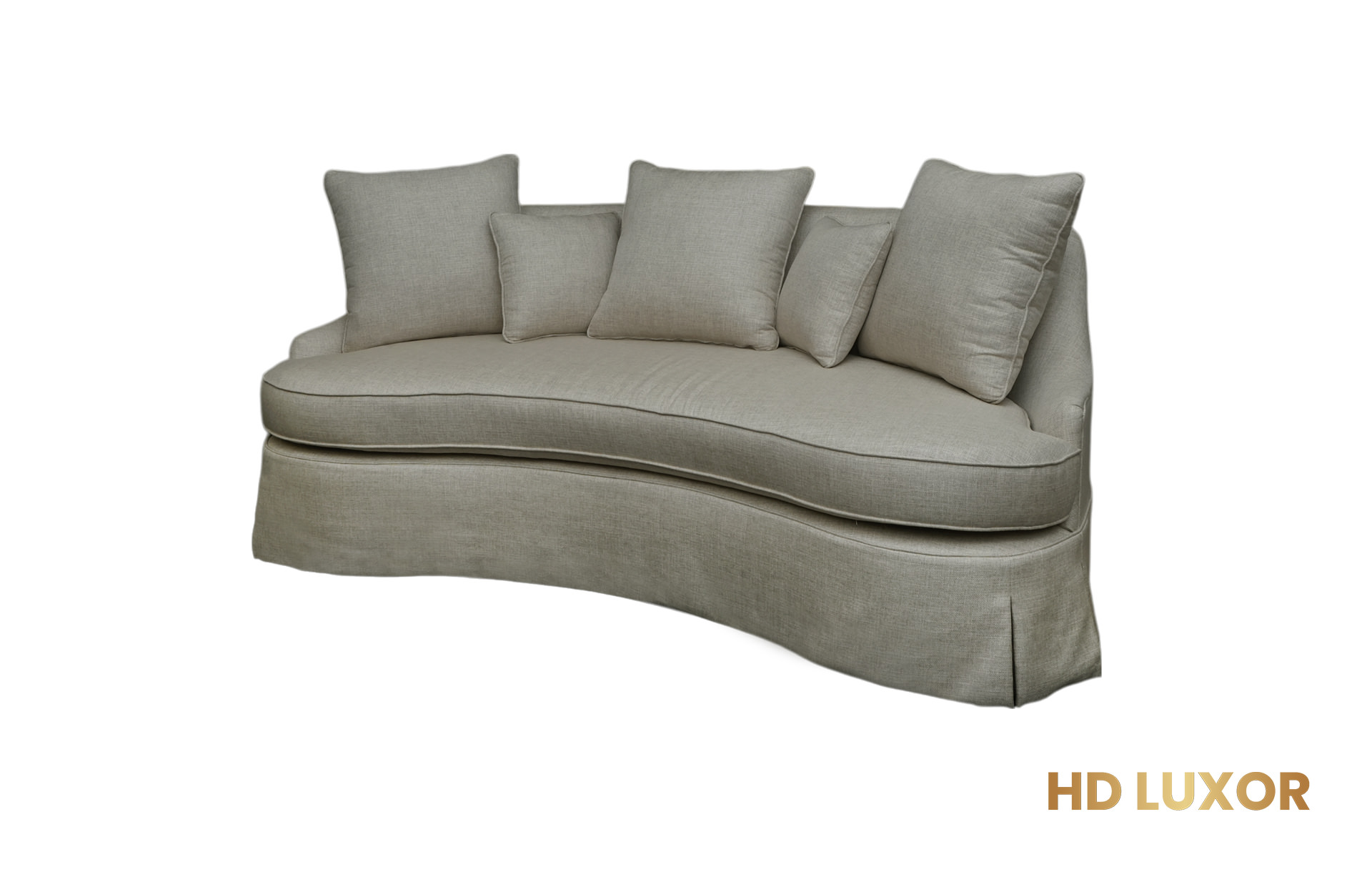 Home Decor Chestnut Sofa HRLD 10 Cocoa Side View