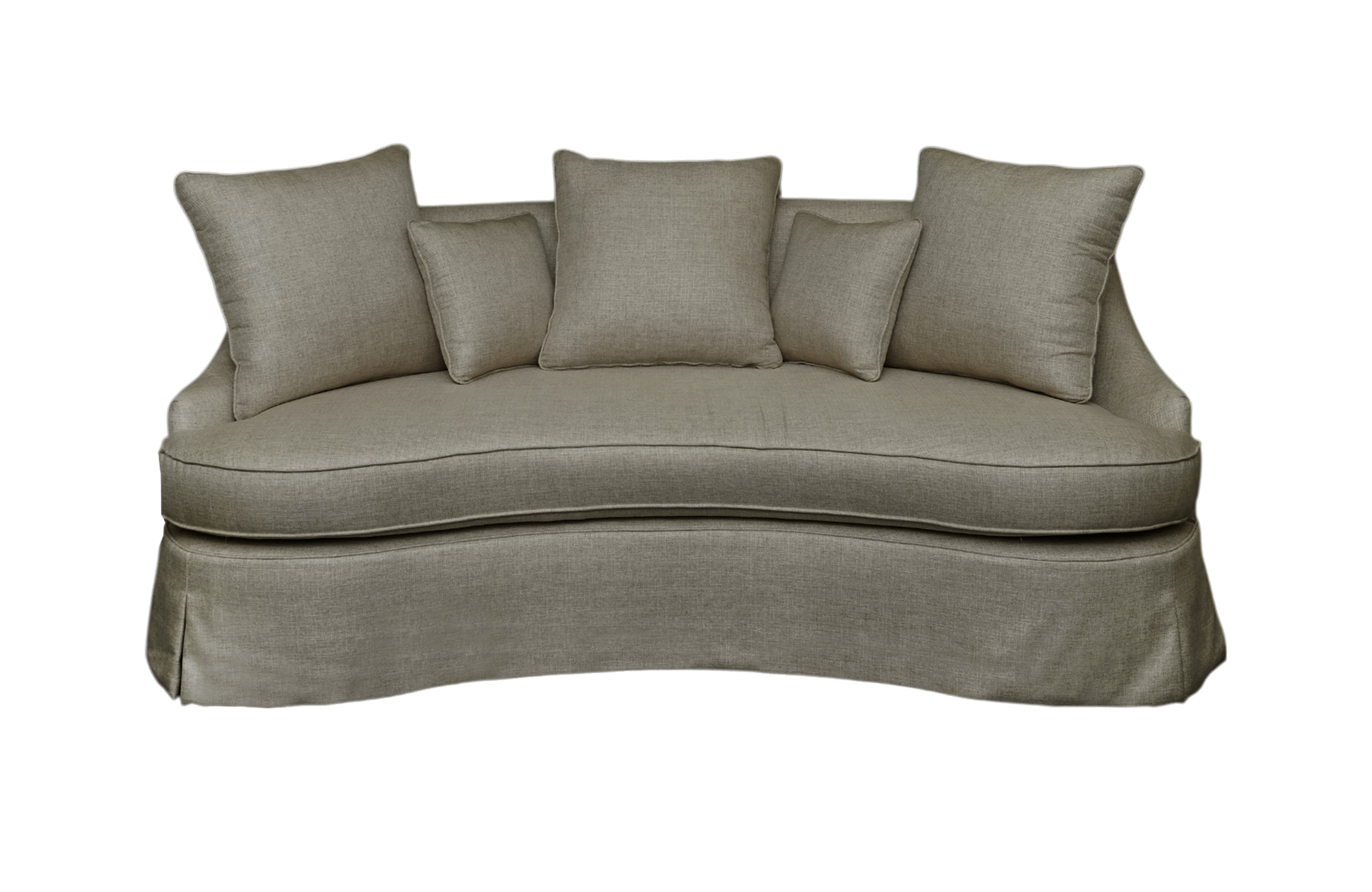 Home Decor Chestnut Sofa HRLD 10 Cocoa Front View