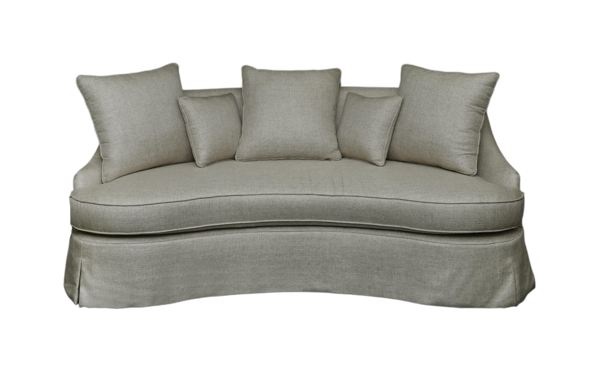 Home Decor Chestnut Sofa HRLD 10 Cocoa Front View