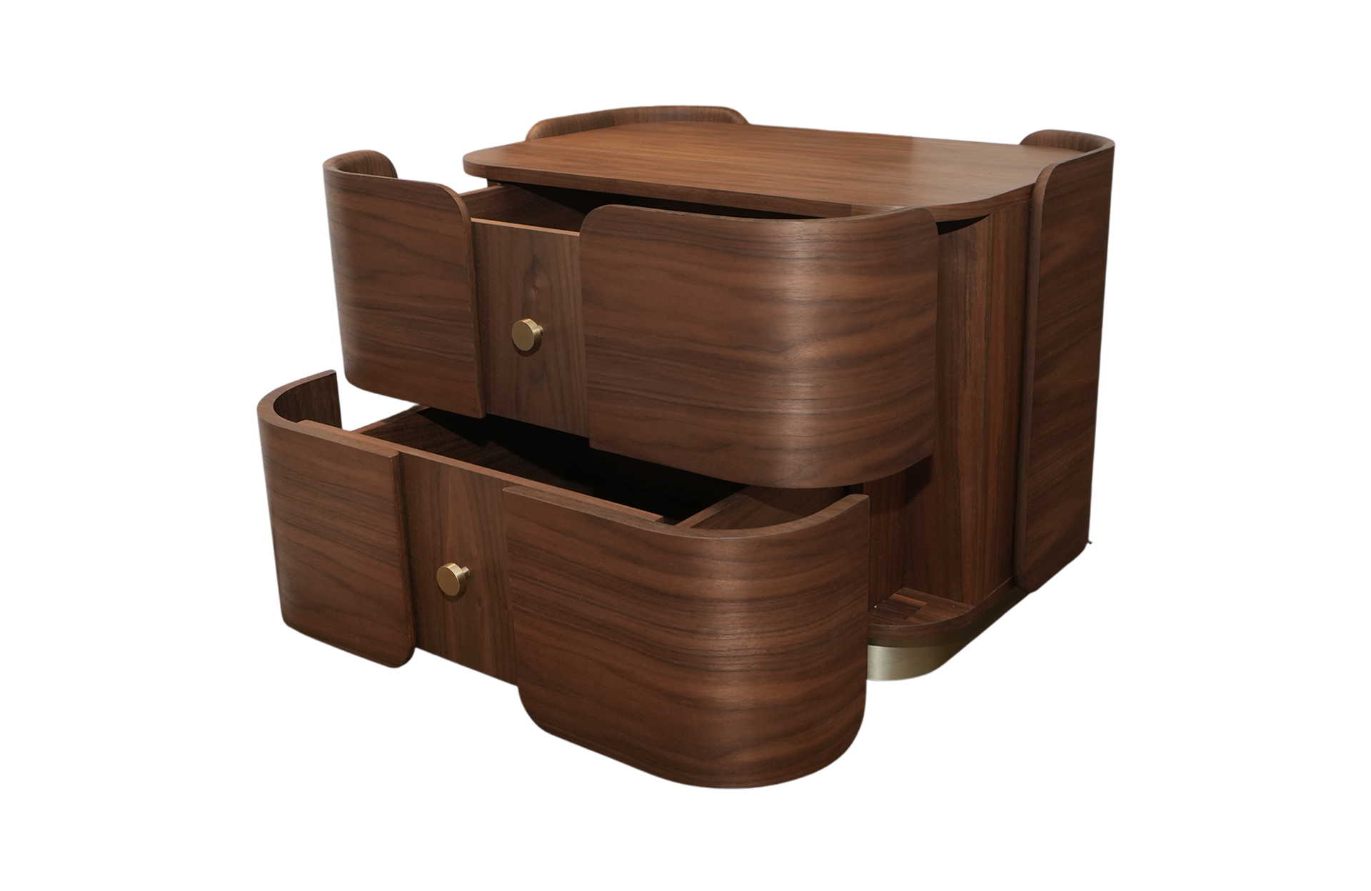 Home Decor Cordoba Nightstand Side View Open