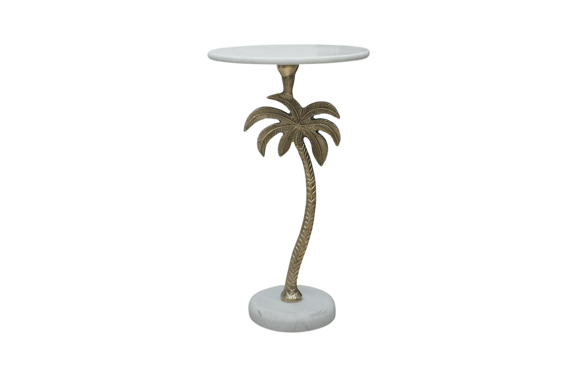 Home Decor D8428 Palm Tree Side Table Front View