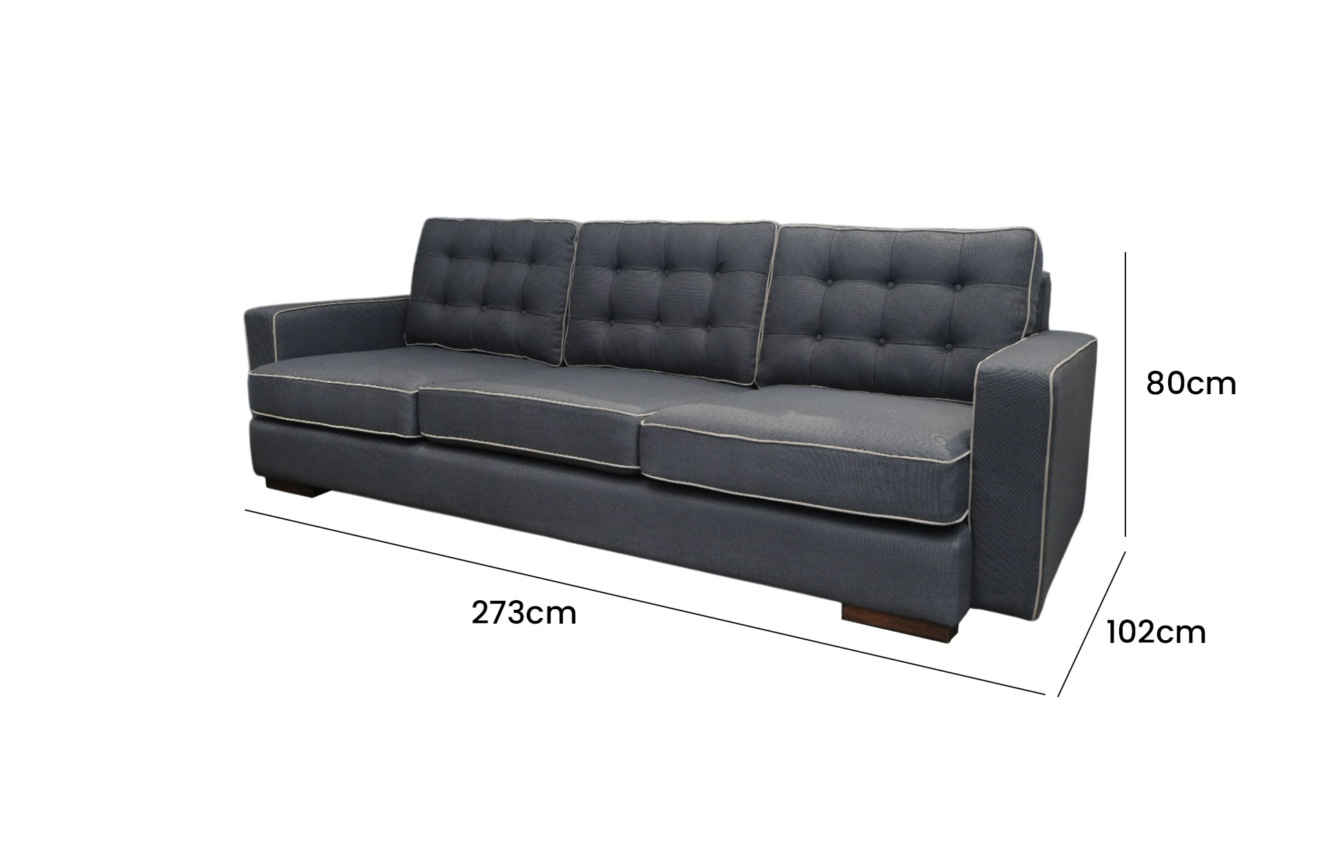 Home Decor New Blazer Fashion Sofa A 22 Ash Side View Size