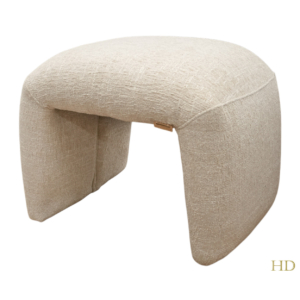 Home Decor Rake Ottoman Small Side View