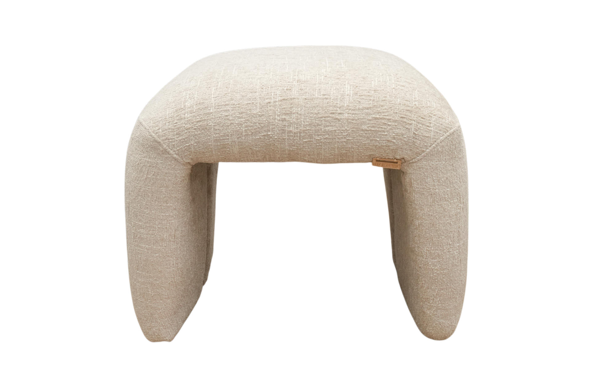 Home Decor Rake Ottoman Small Front View