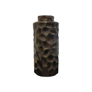 Home Decor 61005 Ceramic Lidded Jar Front View