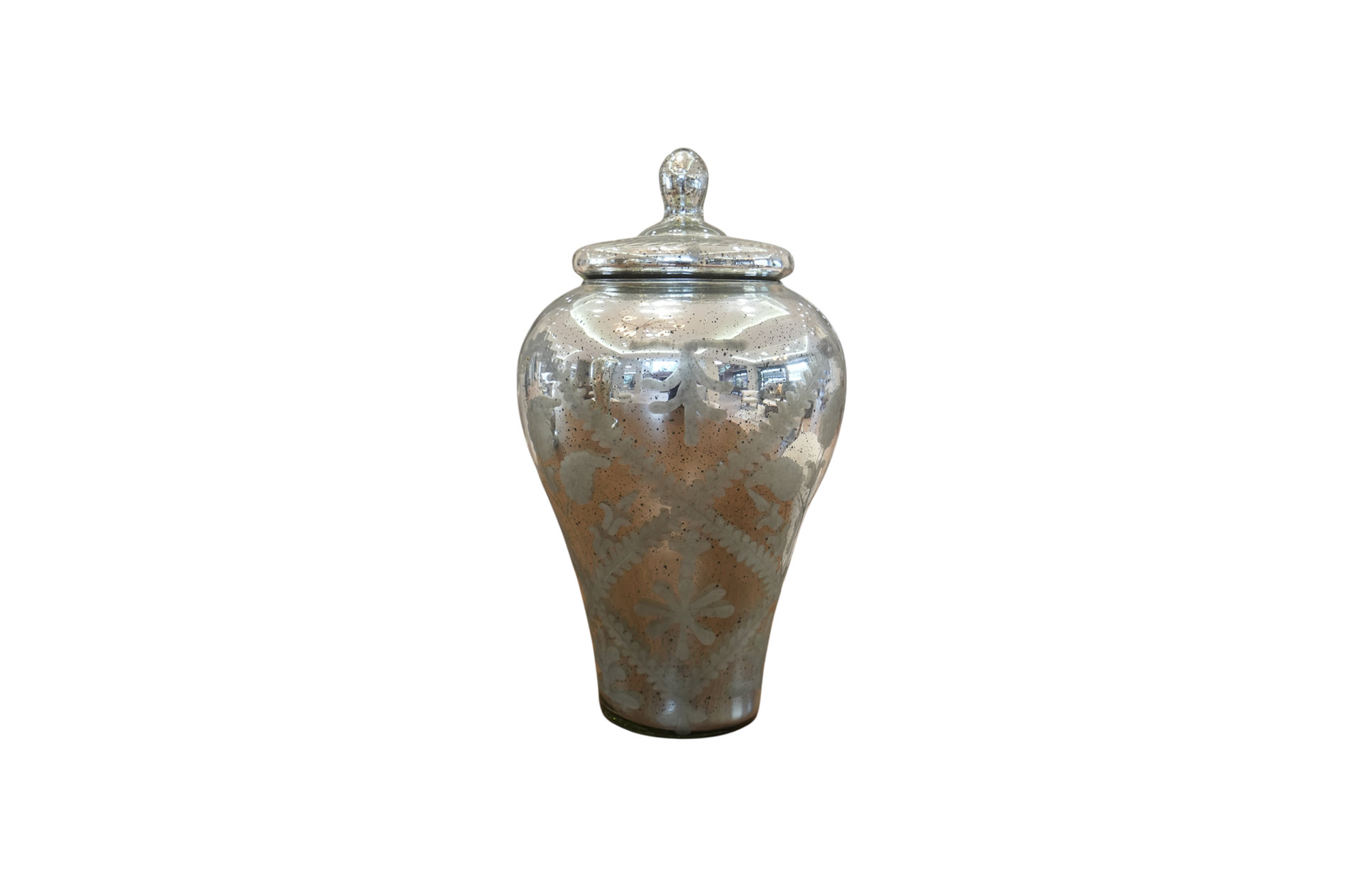 Home Decor 70452 Lidded Jar Front View